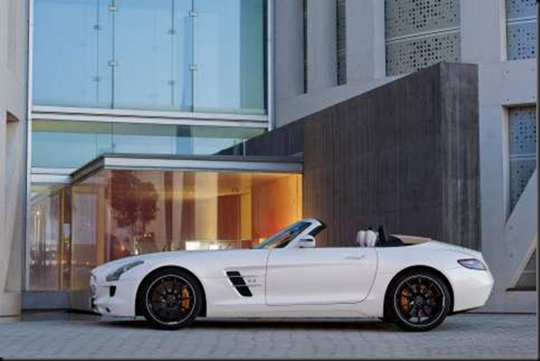 SLS roadster mercedes banz