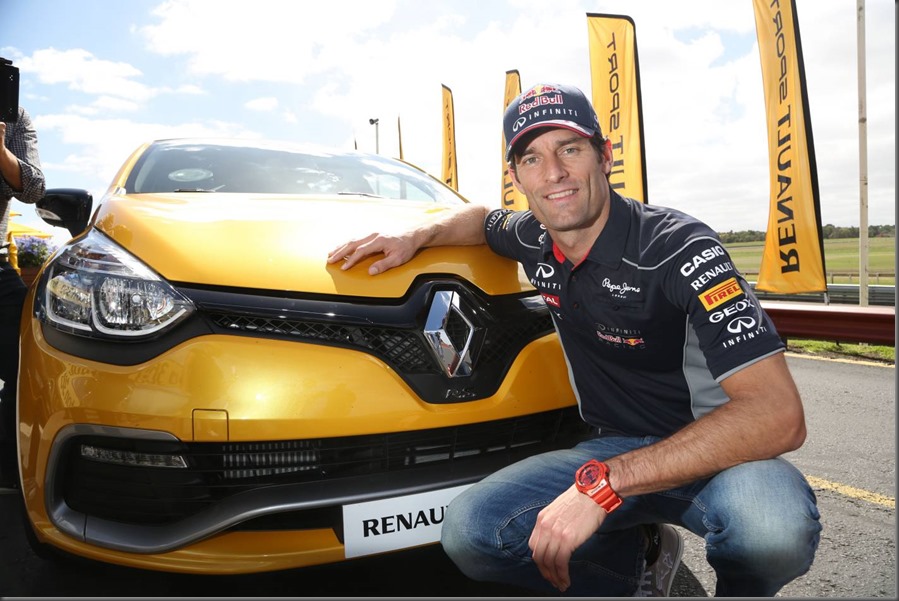 mark webber renault clio rs edc