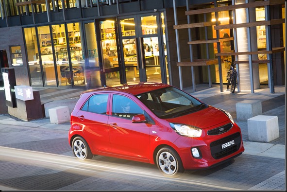 2016 Kia Picanto front 3/4.