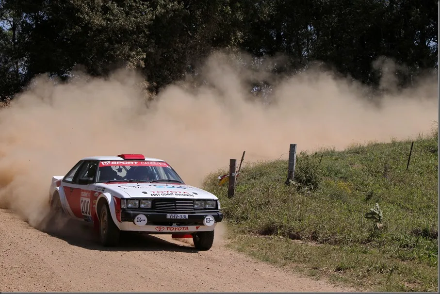 Neal Bates and co-driver Coral Taylor dominated the classic category in Rally Australia at Coffs Harbour