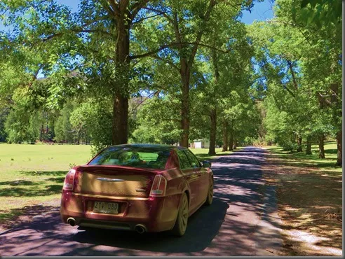 Photo Essay: Chrysler SRT 8 mislead on a back road by GPS madness but OH what views