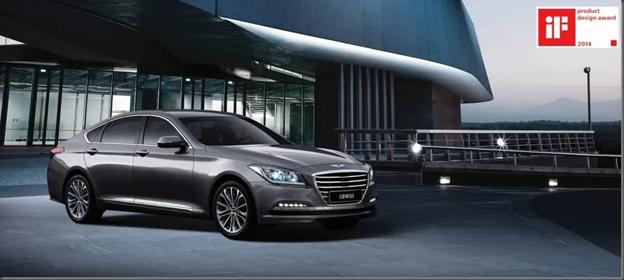 Hyundai Genesis wins prestigious European design award