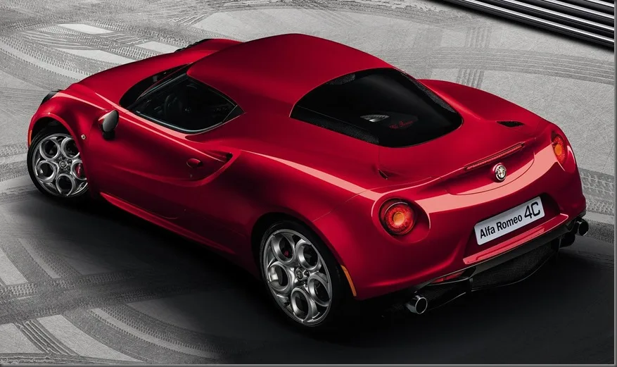 Alfa Romeo 4C wins fourth international award for 2014
