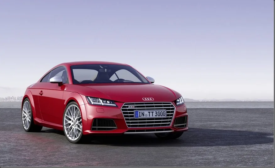 The all-new third-generation Audi TT is unveiled at Geneva