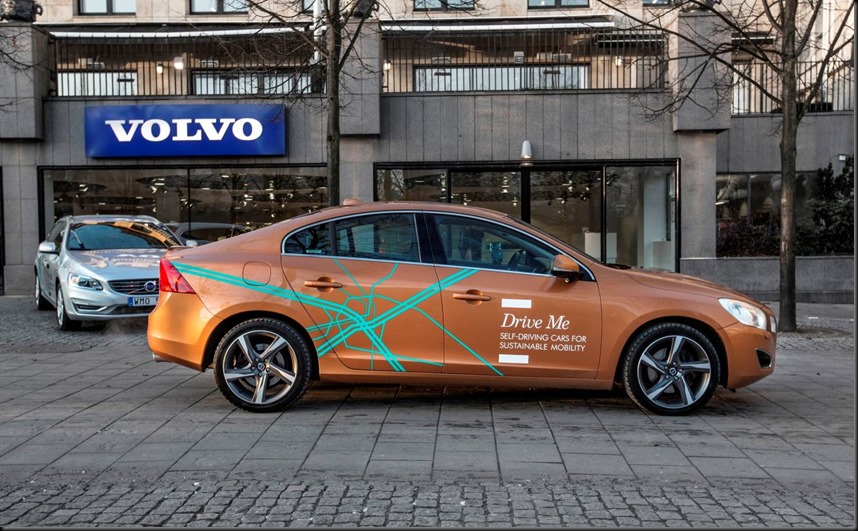 Volvo’s first self-driving Autopilot cars test on public roads (1)