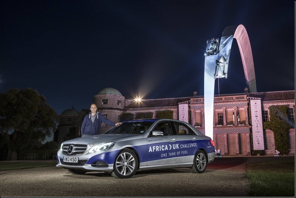 Mercedes-Benz E 300 BlueTEC HYBRID england to africa on a single tank gaycarboys (2)