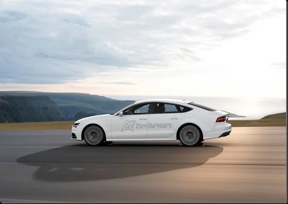 The Audi A7 Sportback h-tron quattro