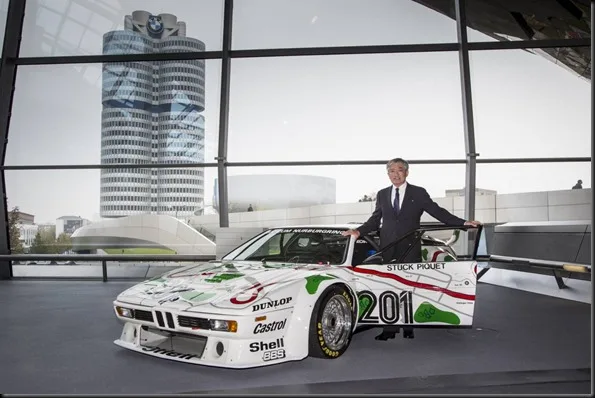 Spectacular classic race car collected at BMW Welt