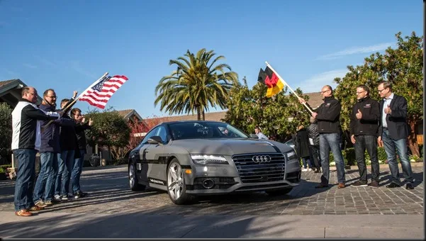 550 mile piloted drive from Silicon Valley to Las Vegas: long distance test in the Audi A7 Sportback piloted driving concept car