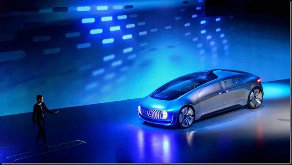 World premiere of the Mercedes-Benz F 015 Luxury in Motion at the CES