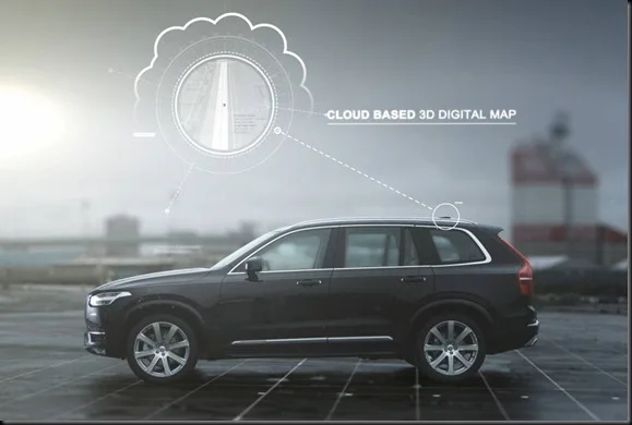Volvo Cars presents a unique system solution for integrating self-driving cars into real traffic