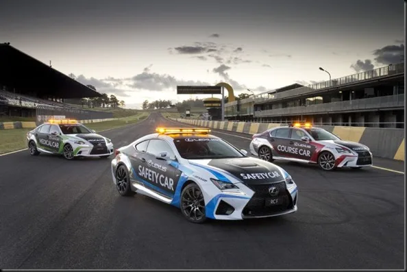 Lexus unleashes its delectable RC-F as safety car for V8 Super Cars