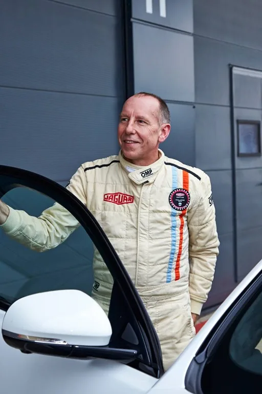 New Jaguar XJR meets XJ-R9 LM at Silverstone with Le Mans Winner Andy Wallace at the wheel