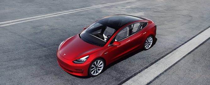Model 3 Performance - Red Above Tarmac