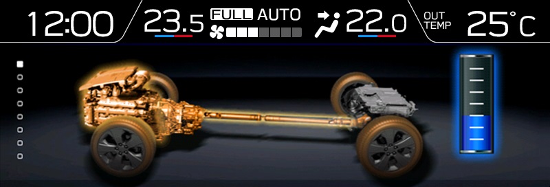 Subaru -Hybrid -Multi-Function -Display -Engine -Only