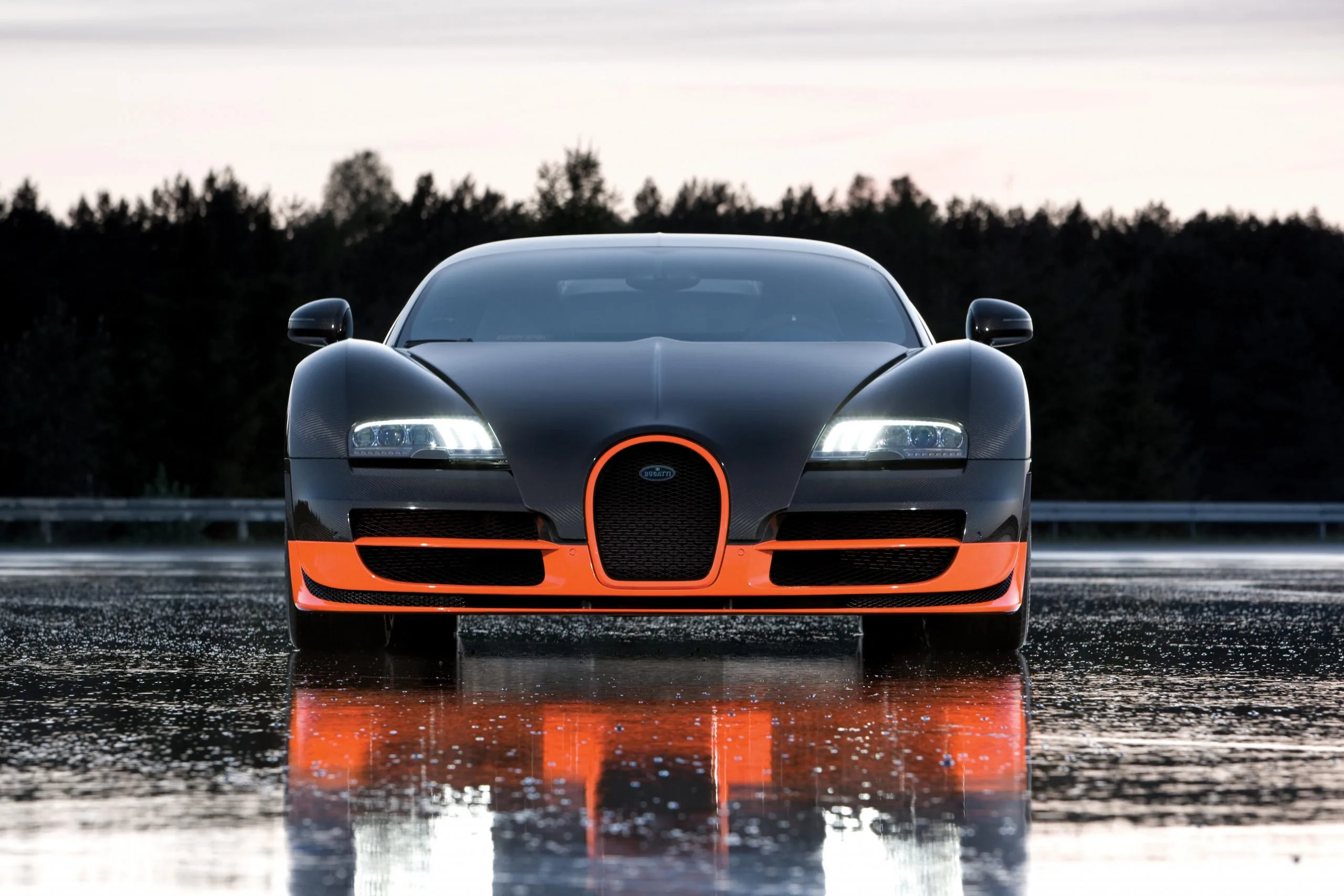 Bugatti Veyron 16.4 Super Sport World Record edition, a high-performance supercar.