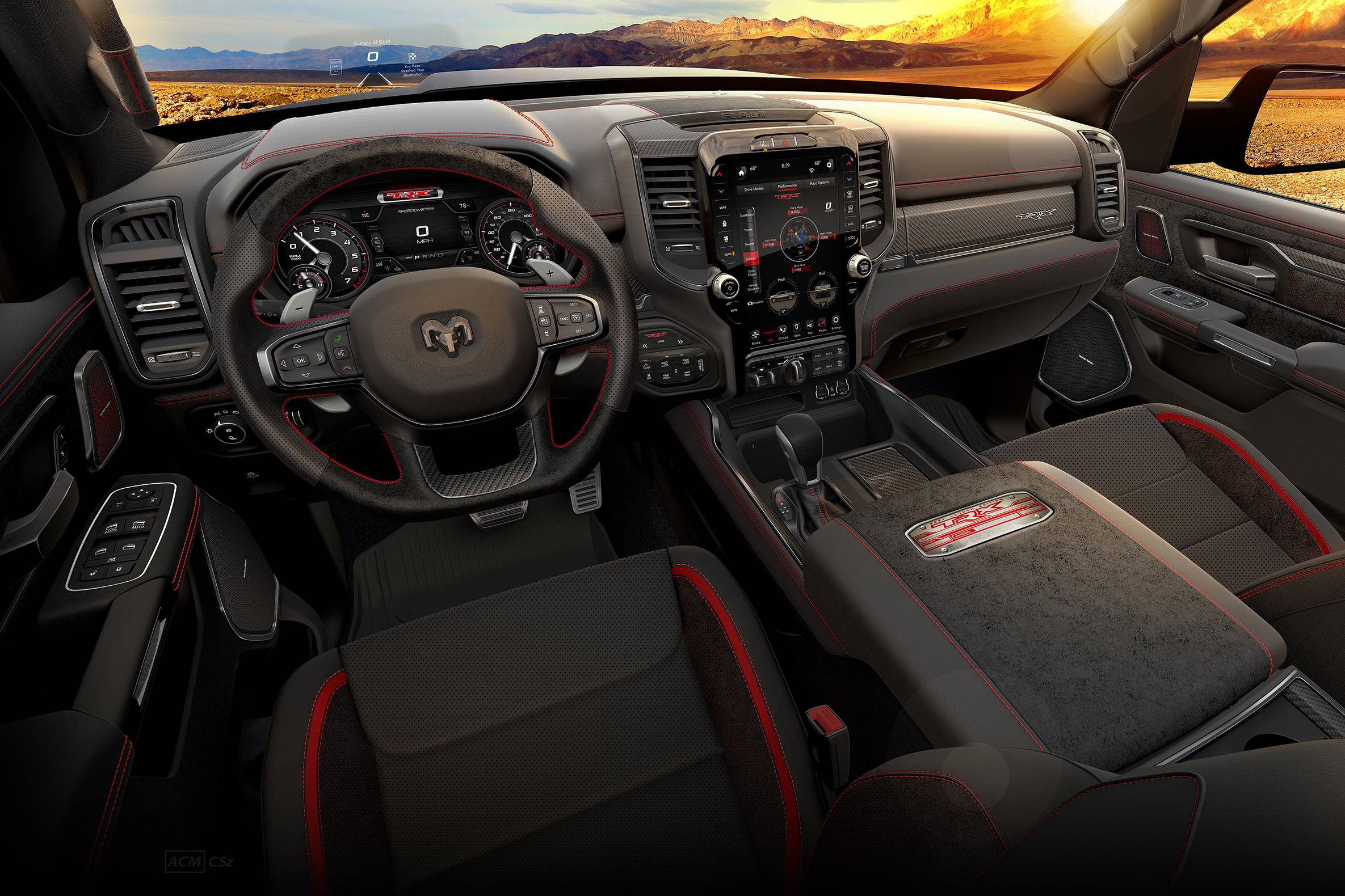 2021 Ram 1500 TRX Launch Edition interior
