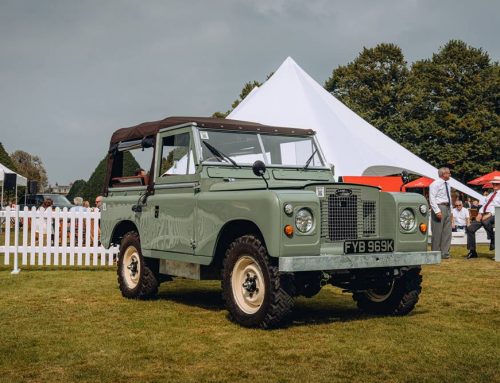 Electric Land Rover Series IIA at Hampton Court Concours