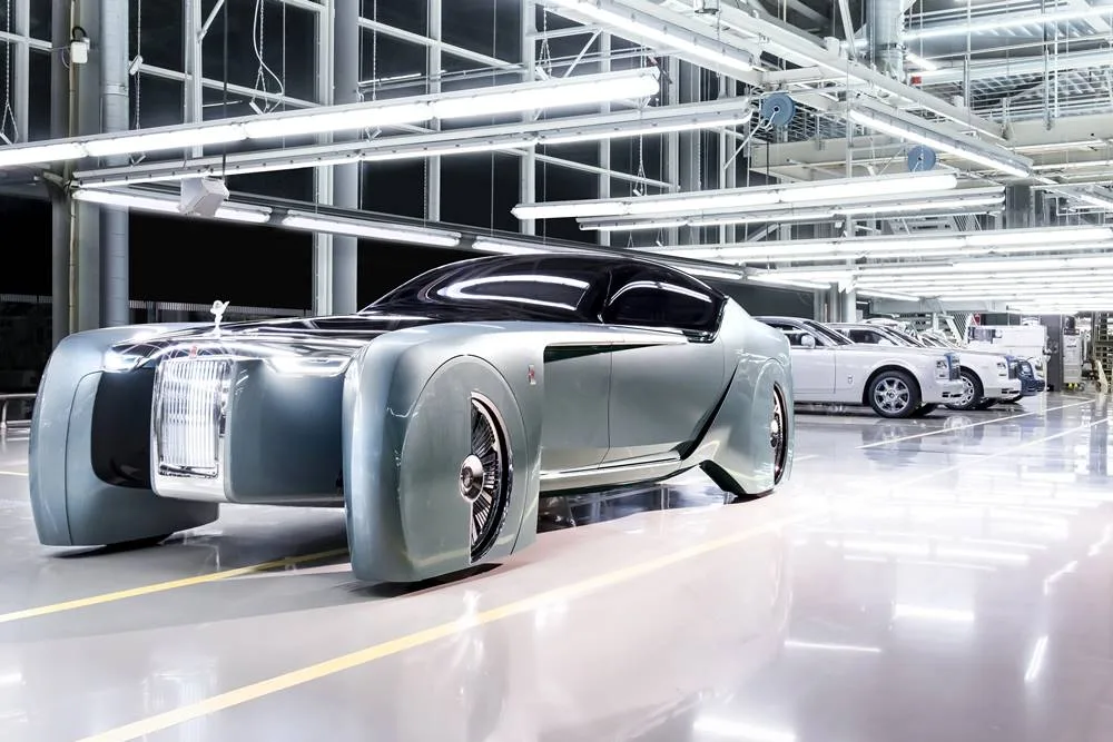 Rolls-Royce Vision concept car, photographed by James Lipman at Goodwood.
