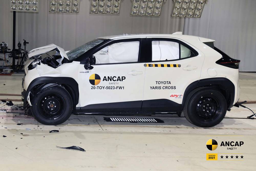 Toyota Yaris Cross 5 Star Safety from ANCAP