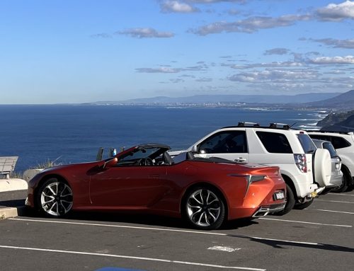 LEXUS LC500 Convertible, Pot Holes, and The Royal National Park
