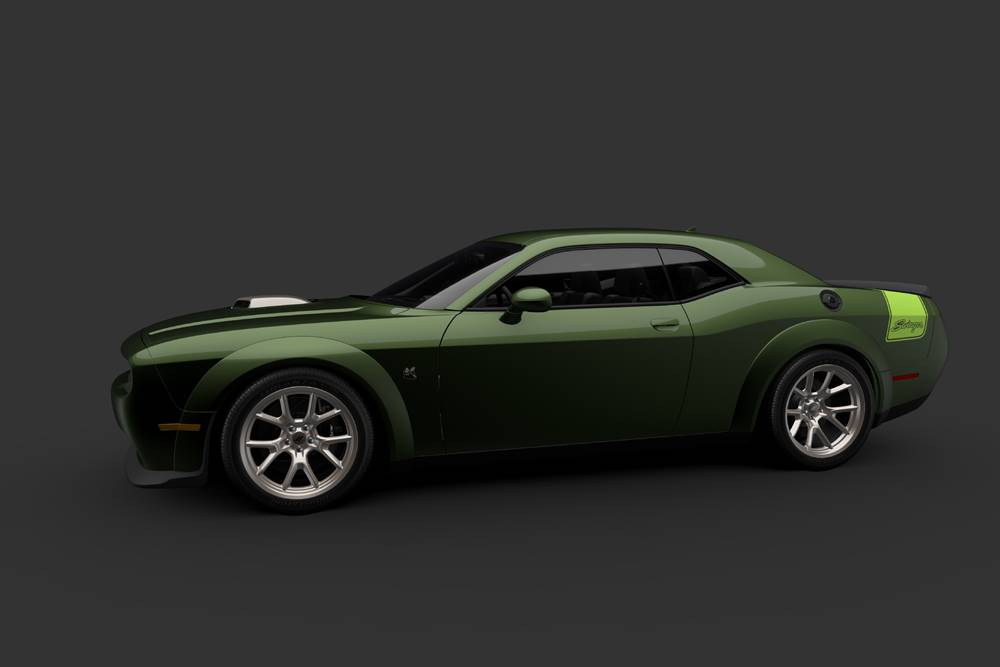 Special-edition 2023 Dodge Challenger Scat Pack Swinger.