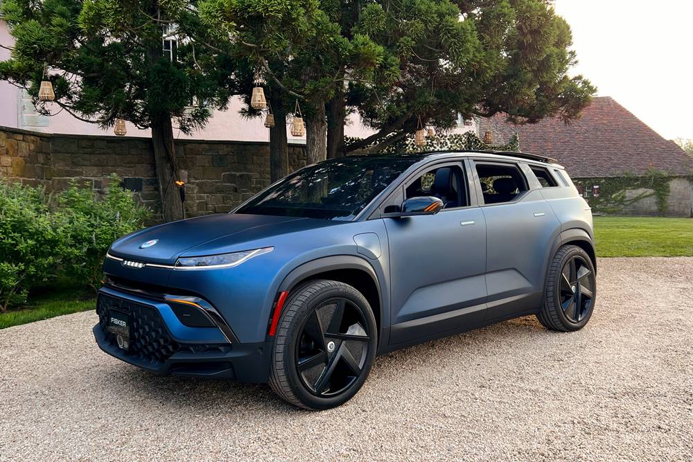Fisker Ocean Big Sur Blue in Southampton, New York