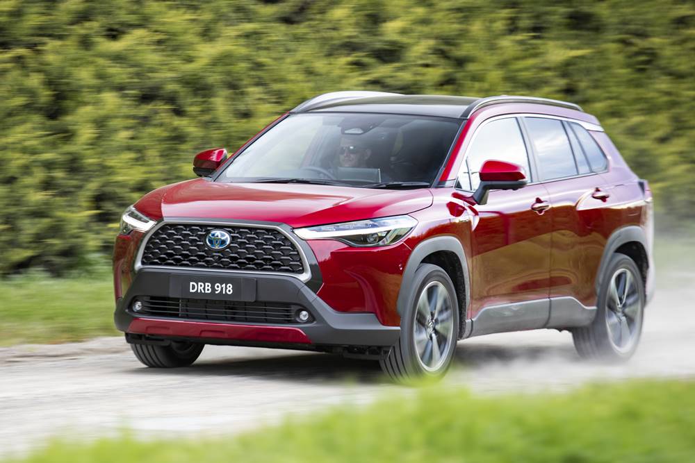 2022 Toyota Corolla Cross Atmos AWD hybrid.