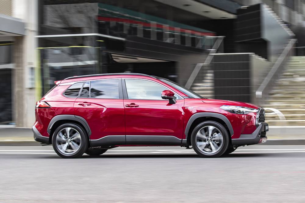 2022 Toyota Corolla Cross Atmos AWD hybrid.