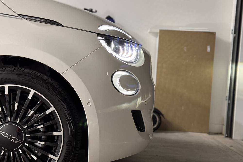 2023 fiat 500e hares garage with tesla model 3 (18)