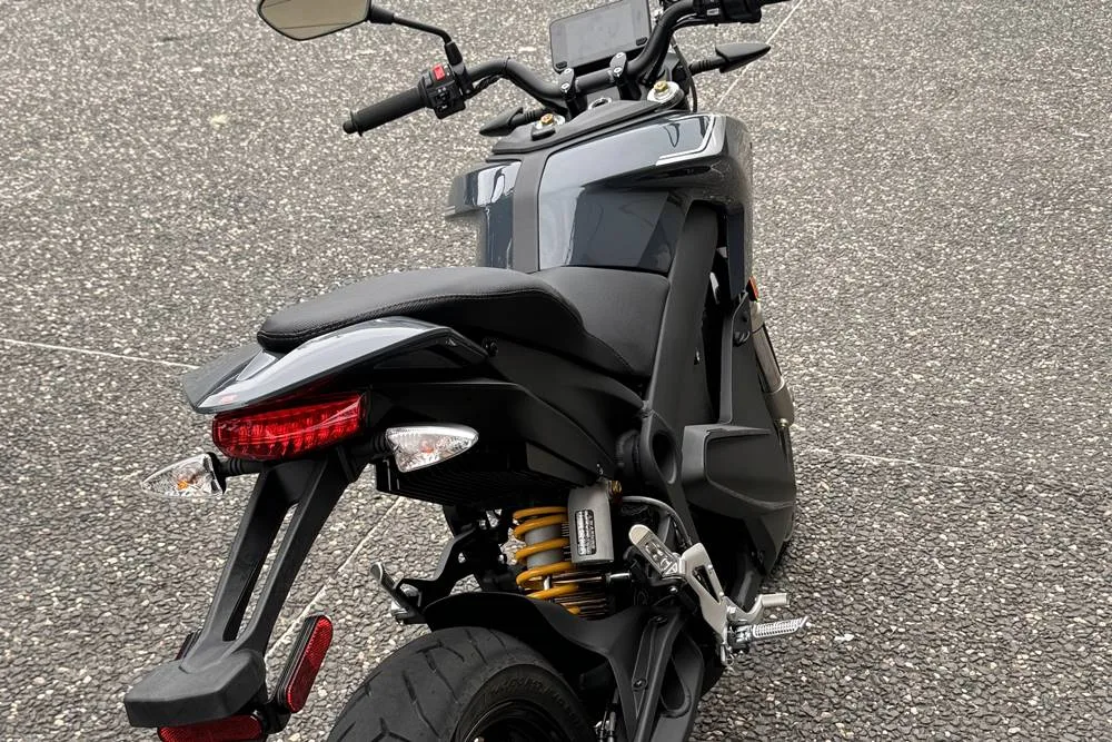 ZERO electric motorcycles, presented as the third image in a series.