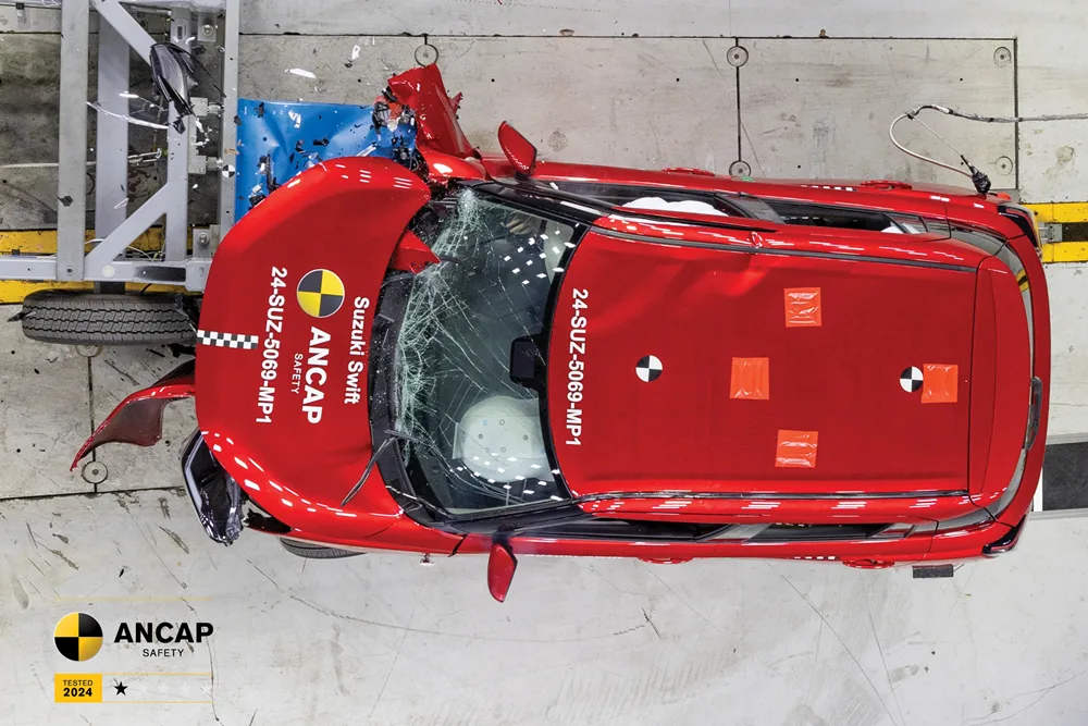 5 Star ANCAP for Toyota Prado, Kia EV5, 1 Star for Suzuki Swift