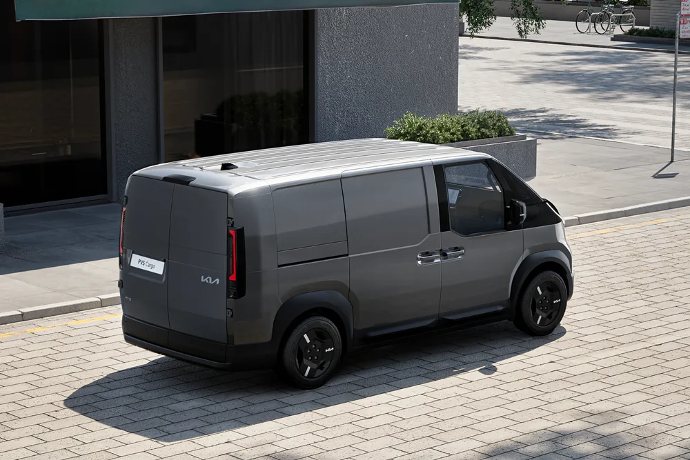 Kia PV5 Cargo concept, exploring modular electric vehicle possibilities.