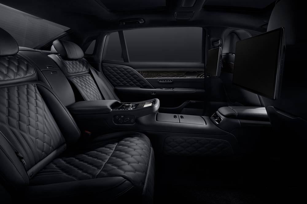 The Genesis G90 Long Wheel Base Black