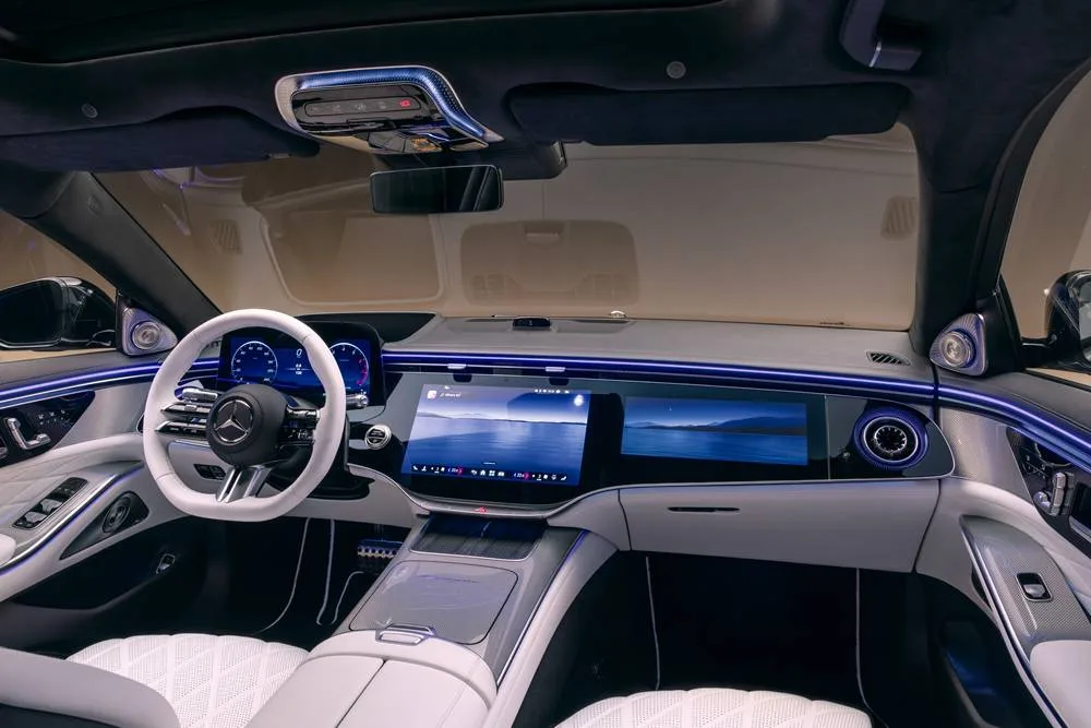 The new Mercedes-Benz S-Class dash board