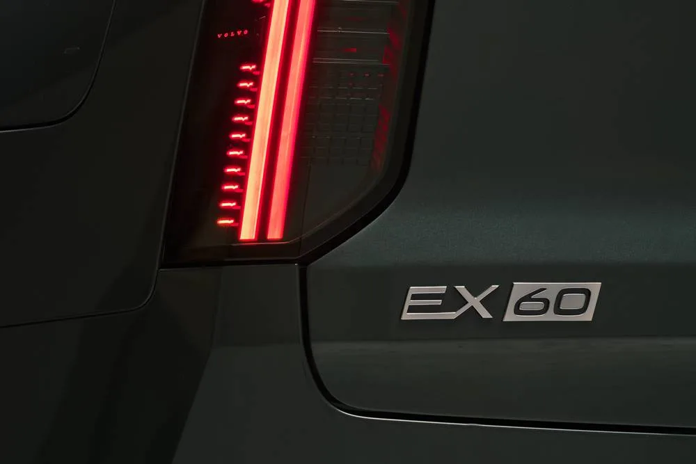 Volvo EX60 tail light