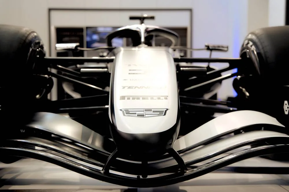 Cadillac-F1-team-reveals-in Sydney Cadillac-Showroom