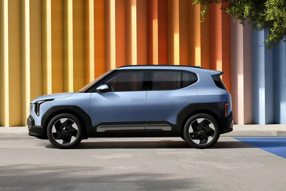 Kia EV2 revealed at brussels side view