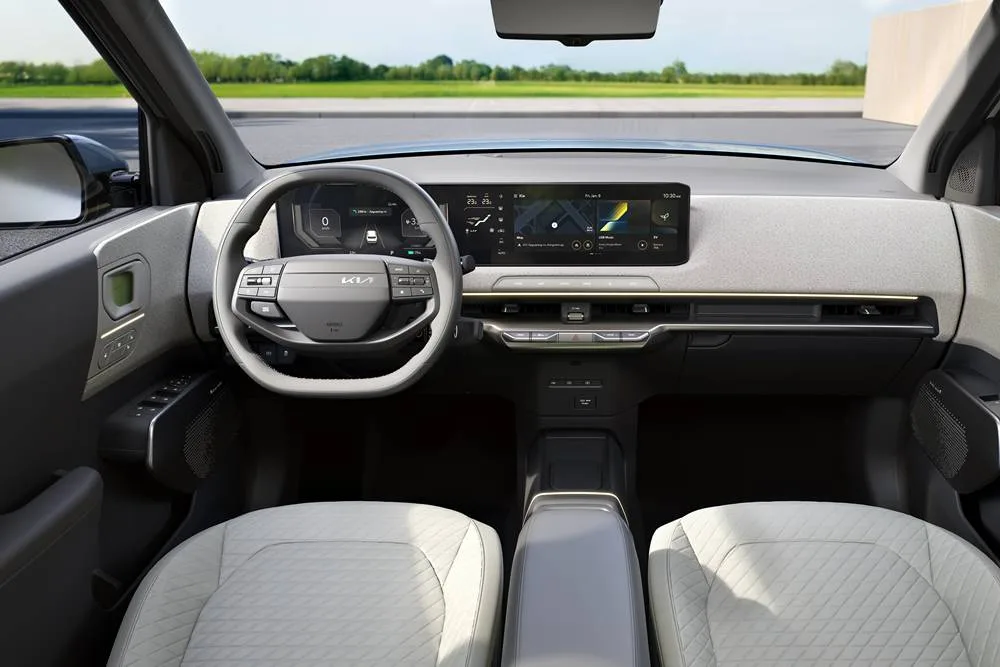 Kia EV2 revealed at brussels dashboard