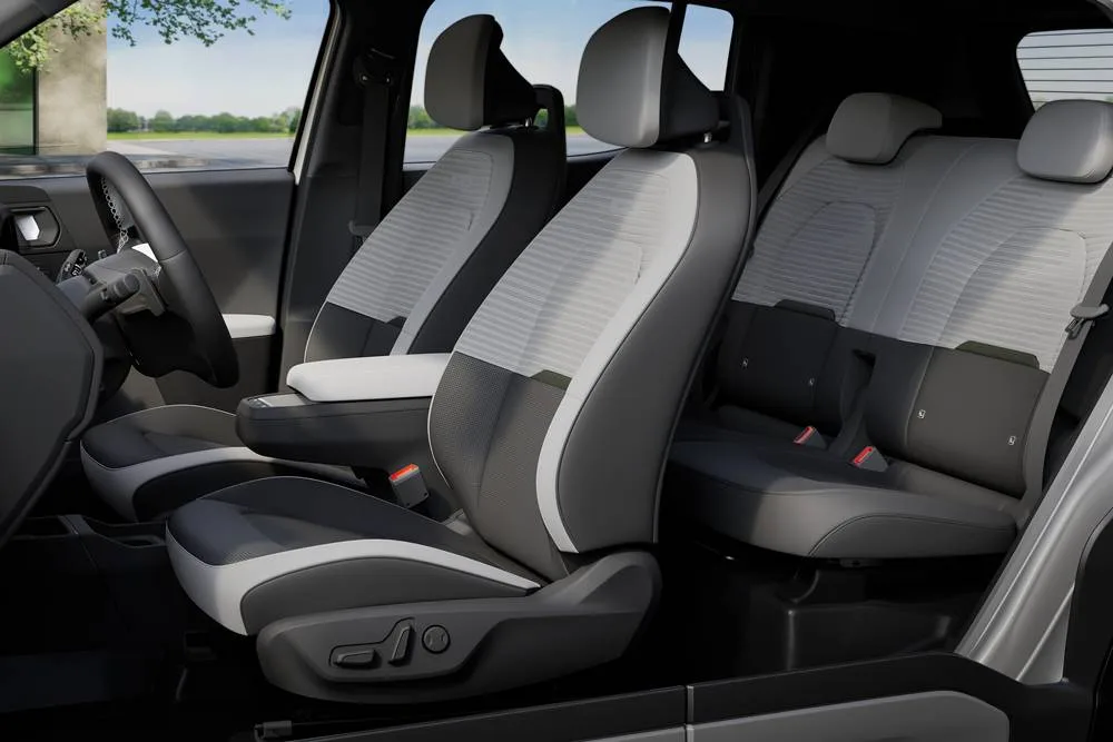 Kia EV2 revealed at brussels dashboard and front and back seats