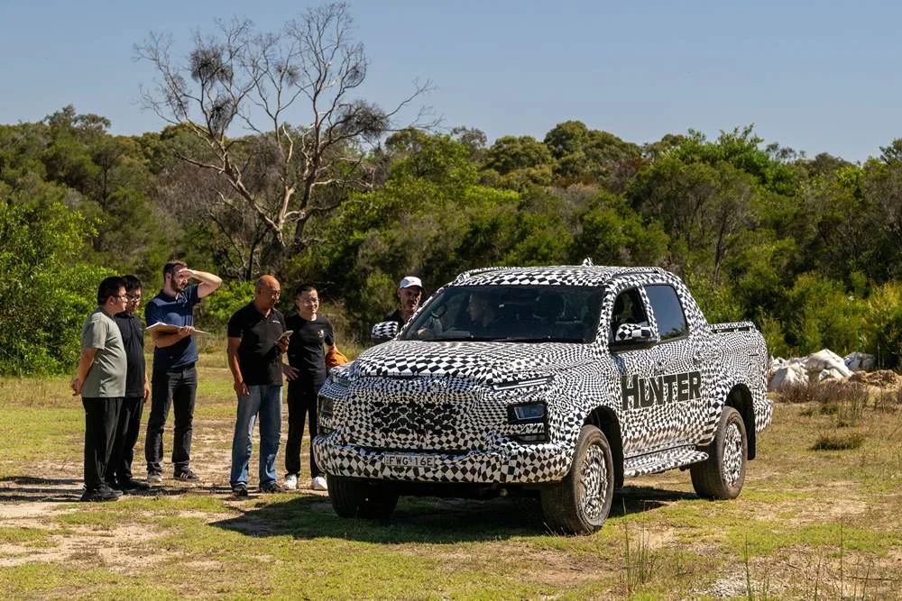 JAC Hunter ohev ute goes to lang lang for tesing