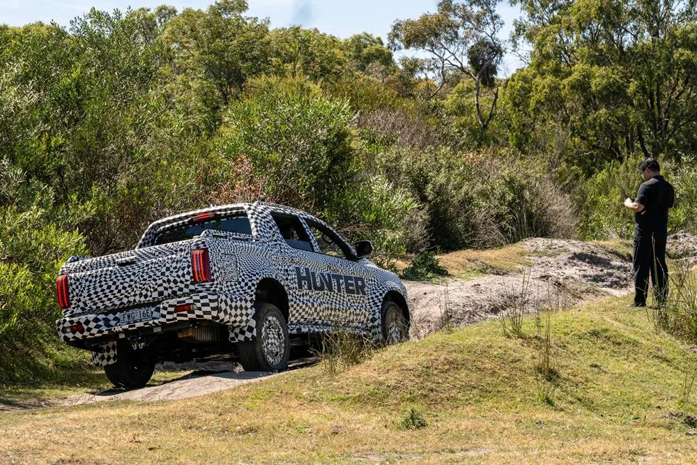 JAC Hunter ohev ute goes to lang lang for tesing