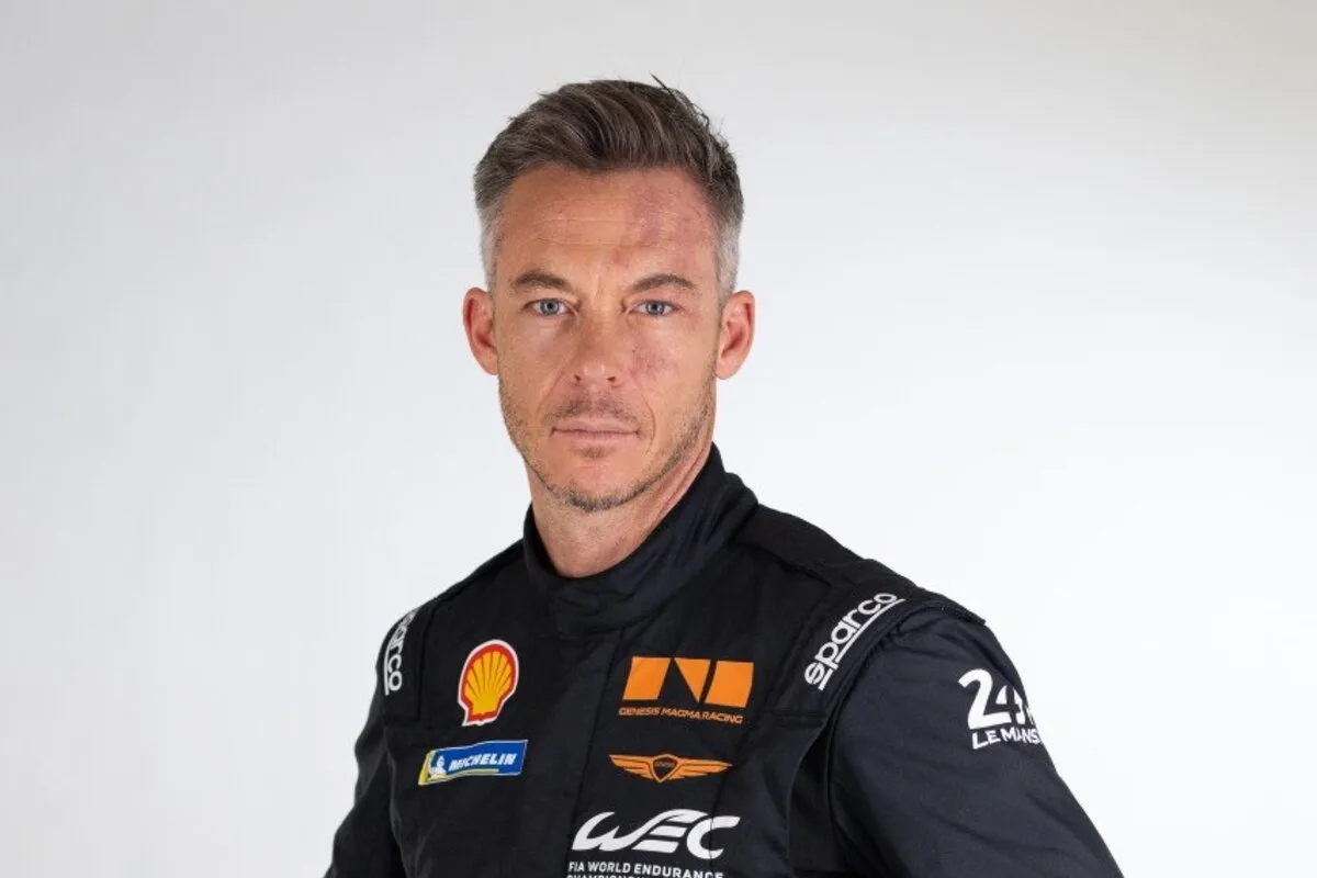 André Lotterer in Genesis Magma Racing suit for WEC 2026 season