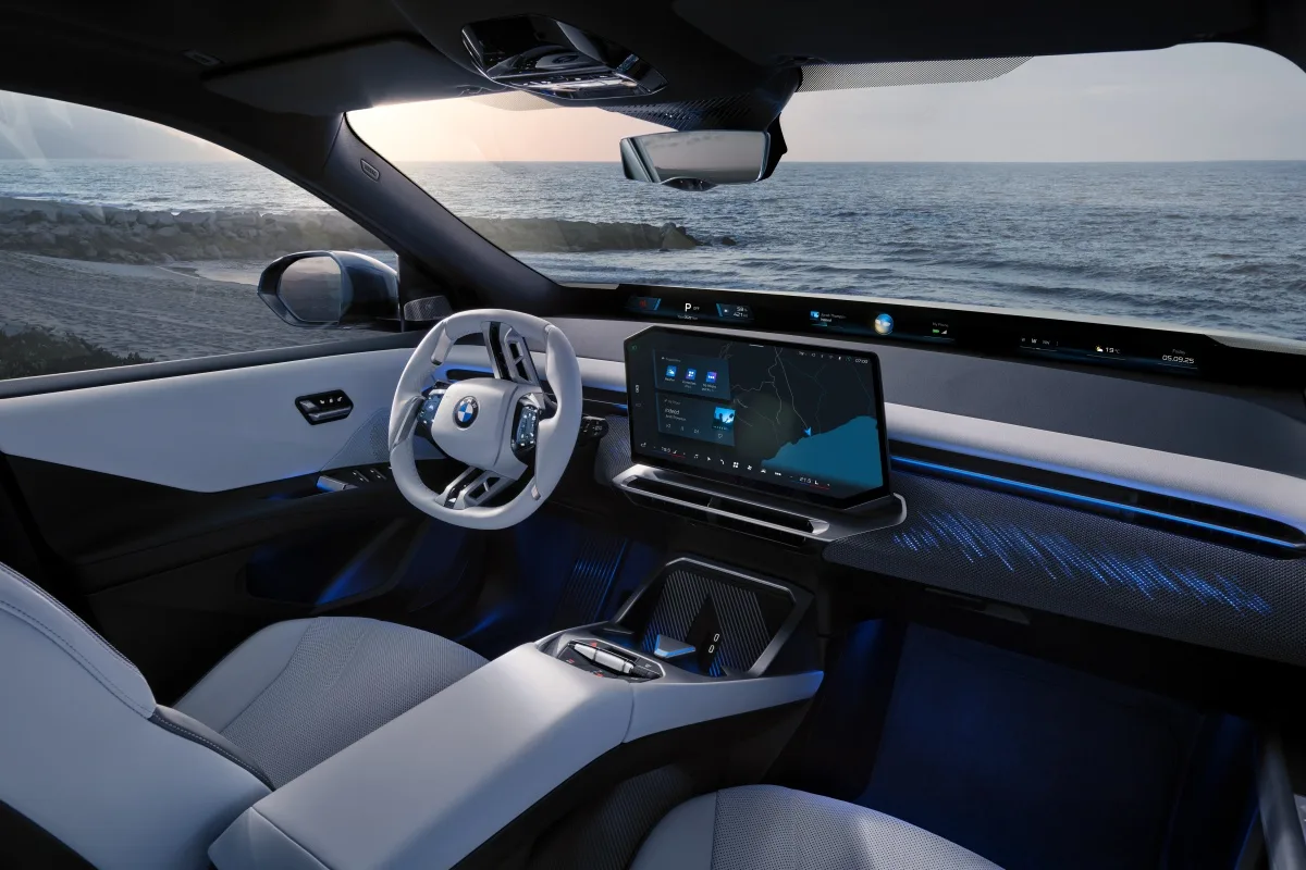 BMW-Neue-Klasse-the-fully-electric-iX3-dashboard and screenstery