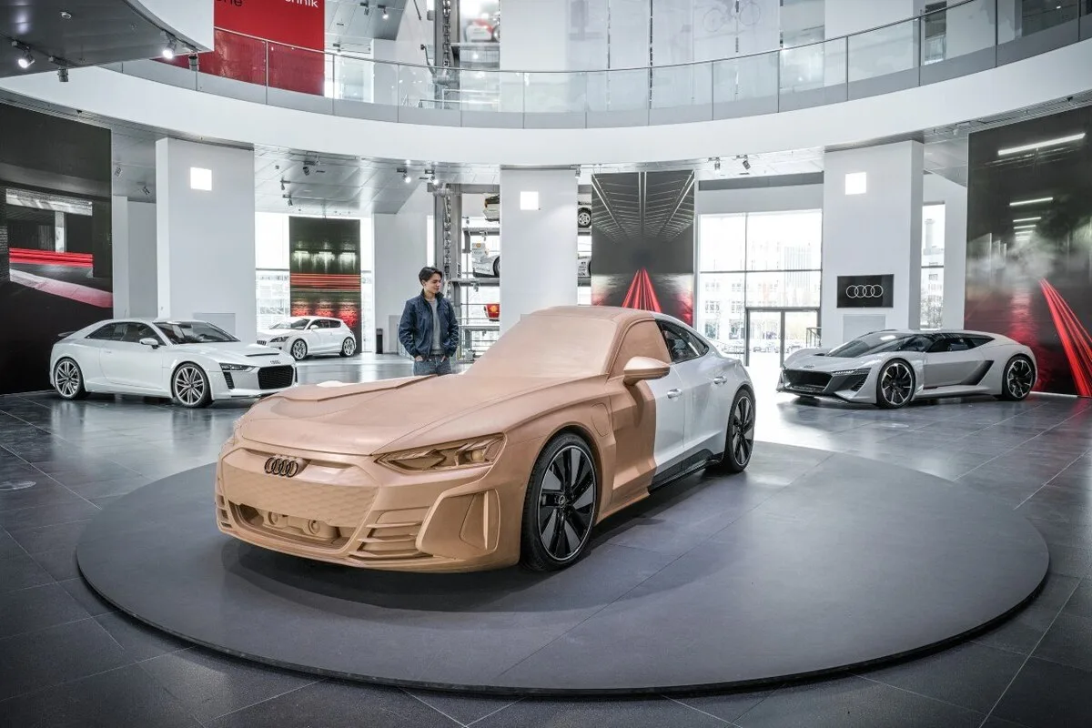 Audi concept car at Museum Mobile Design Legends exhibition