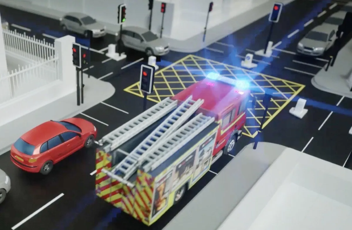 Blue Light Aware road safety animation