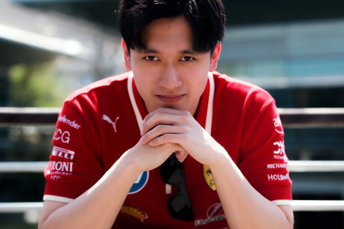 Lewis Hamilton SF-26 on track at Shanghai International Circuit