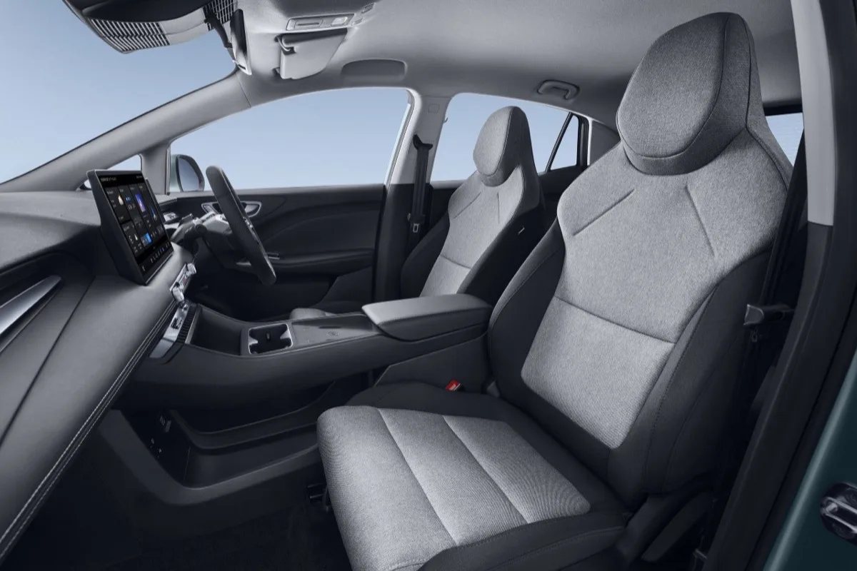 MG4 EV Urban interior showing front seats and infotainment