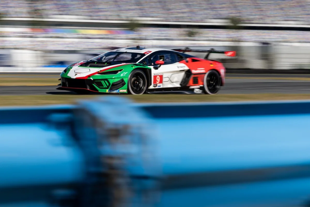 Andrea Reggiani on starting grid