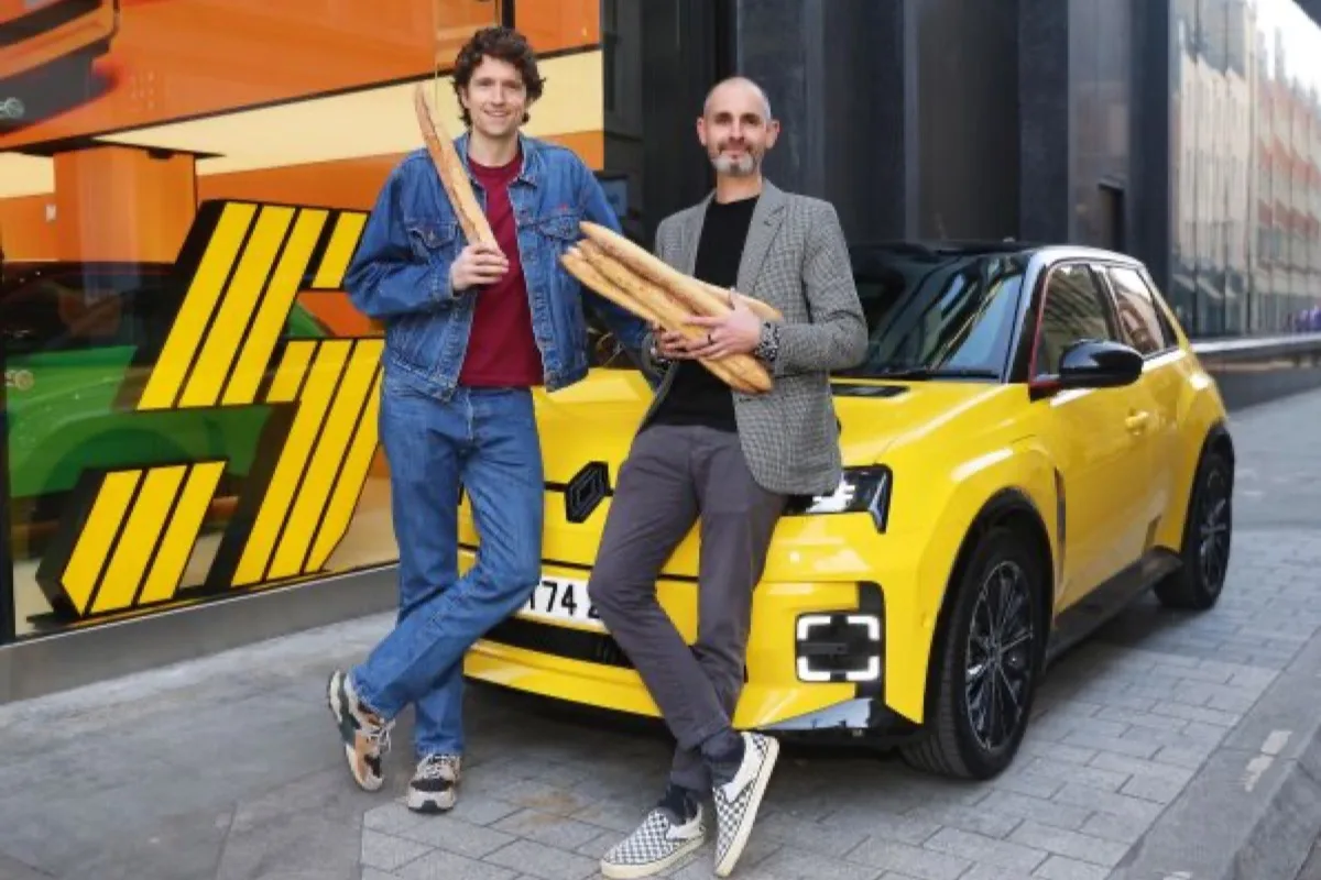 Renault 5 E-Tech baguette holder French Bread Day 2026